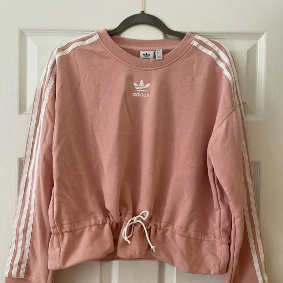 adidas Tops Adidas Drawstring Sweatshirt Poshmark